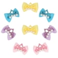 thumbnail image 1 of 20 Lazos para Perros Bonitos Lazos para el Pelo de Perro Lazos para Cachorros Yorkie con Banda de Goma Lazos para el Cuidado de Mascotas Accesorios para el Pelo de Perros con ANGGREK Otros, 1 of 8