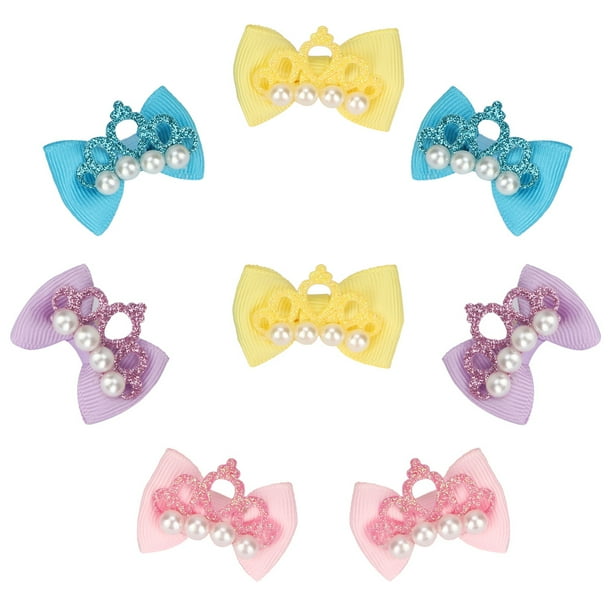 20 Lazos para Perros Bonitos Lazos para el Pelo de Perro Lazos para Cachorros Yorkie con Banda de Goma Lazos para el Cuidado de Mascotas Accesorios para el Pelo de Perros con ANGGREK Otros