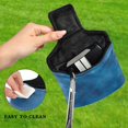 thumbnail image 4 of Haosy Blue Dreamy Fluffy Clouds Golf Mallet Putter Cover Strong Magnetic Leather Golf Club Headcover Closure, 4 of 7