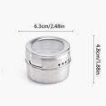 thumbnail image 3 of Dosaele Stainless Steel Multipurpose See Through Lid Containers | Air Tight Canisters For Kitchen Storage | Vertical Jar | Storage Containers for Kitchen, 3 of 6