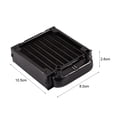 thumbnail image 4 of Fila de enfriador de refrigeración por agua Ra/diator de aluminio de 80MM para disipador de calor de CPU de ordenador PC, 4 of 8