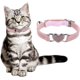 thumbnail image 1 of Cat Collar Pink Heart Shaped Bell Adjustable Cat Collar with Harness Rhinestone Pet Collar, 1 of 5