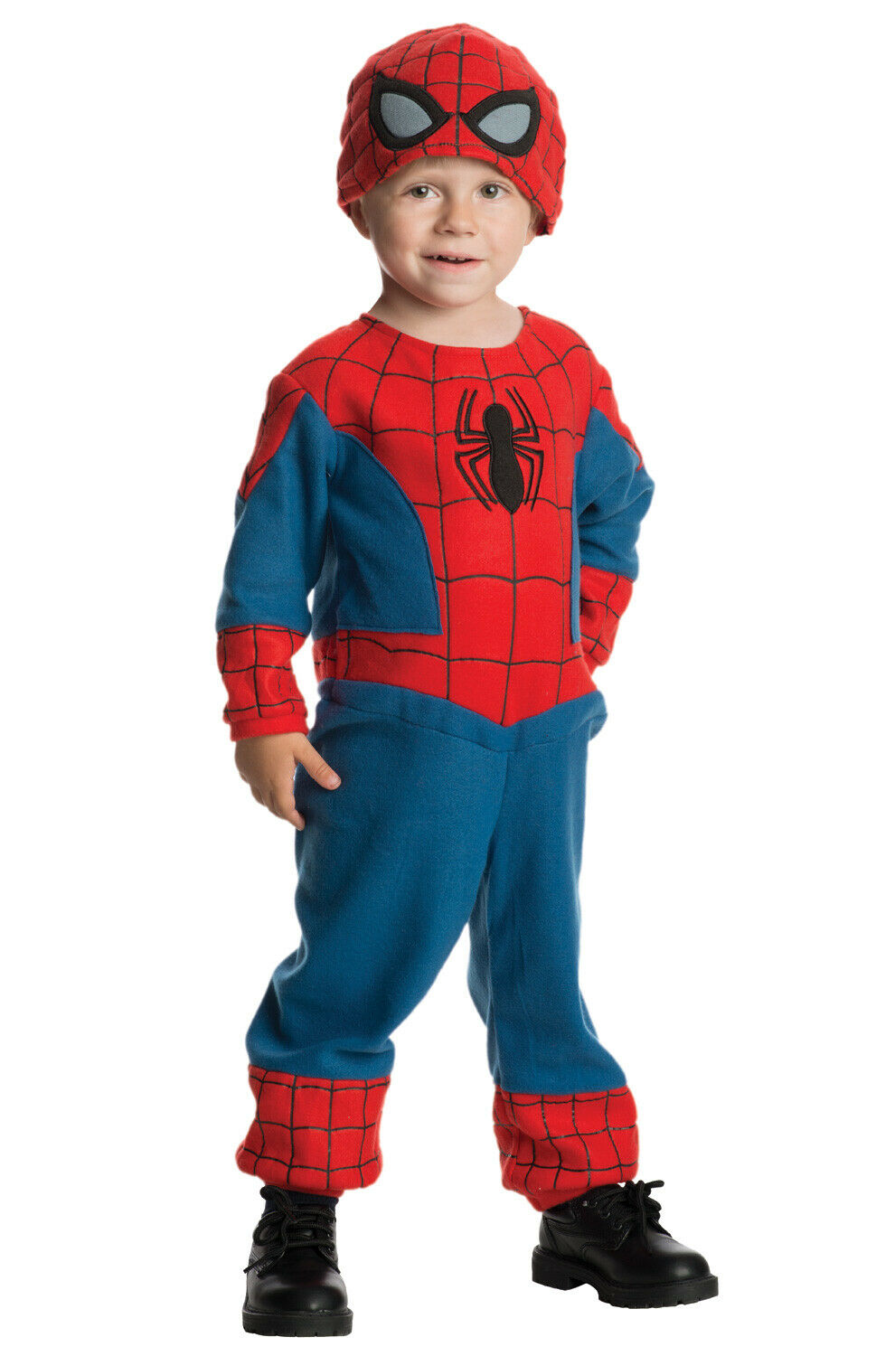 Marvel Comics SpiderMan Fleecy Toddler Child Costume 24T Jumpsuit