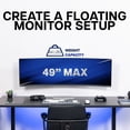 thumbnail image 4 of VIVO Low Profile Ultrawide Monitor Wall Mount for Up to 49" Screens, 4 of 8