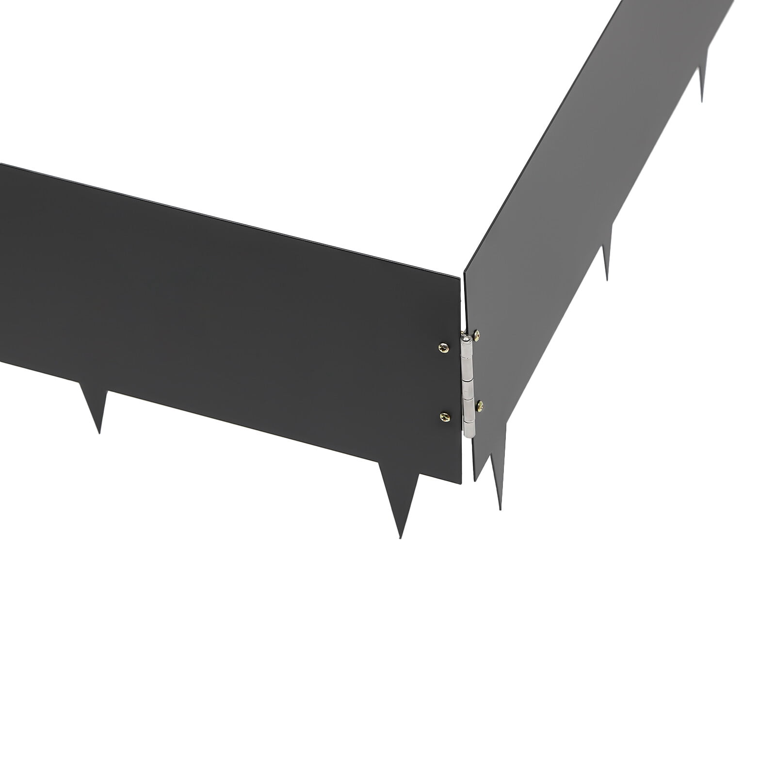 Steel Landscape Edging 4 Pack 40 inch Length, 8.46 inch Depth Steel Edging Border for Landscaping Lawn Garden Metal Edging
