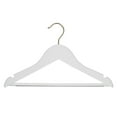 thumbnail image 4 of DEILSY Wooden Baby & Kids' Hangers with Gold Hooks - Durable Clothes Hangers for Toddlers 12-Pack, 4 of 4