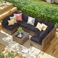 thumbnail image 7 of Kimunuk 14 Pcs Outdoor Cushion Slipcovers, Replacement Outdoor Patio Cushion Covers with 3 Size, Waterproof and Zippered, Fit for Outdoor Furniture, Patio Sofa Couch, Covers Only, Grey, 7 of 7