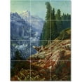 thumbnail image 1 of Ceramic Tile Mural-Gustave Dore Landscapes Painting 269. 24" w x 32" h using (12) 8 x 8 ceramic tiles, 1 of 3