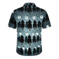 thumbnail image 5 of Halloween Shirts for Men Ghost Skeleton Graphic Collared Scary Tees Spider Print Short Sleeve Vintage Casual T Shirt 4XL, 5 of 5