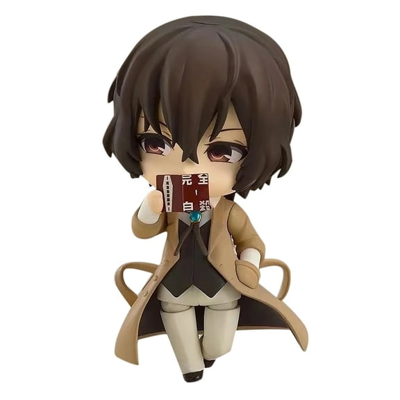 YQLADB Anime Action Figure Osamu Dazai Q Version Pre-painted Model Collaboration, Multicolor