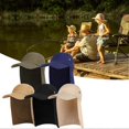 thumbnail image 4 of CHAO Gorra con visera unisex, transpirable, ahorradora de espacio, lavable, plegable, portátil, gorra de béisbol, protección para el cuello, gorra para acampar, escalar, para viajes, verde militar, 4 of 5