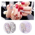 thumbnail image 3 of UDIYO 1440Pcs 12-Grid Rhinestone Colorful Glitter Sticker Nail Sequin DIY Decals Decor, 3 of 7