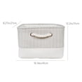 thumbnail image 4 of Xihbxyly Cesta de Tela para Guardar Juguetes, Elegante Organizador de Tela Gris, Caja Multiusos Duradera, Diseño Compacto, Solución para Guardar Juguetes y Ropa, Ideal para El Hogar, La Oficina y La, 4 of 6