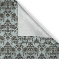 thumbnail image 4 of Ambesonne Damask Grommet Curtain Single Panel, Damask Shapes Motif, 50"x60", Teal Brown, 4 of 5
