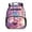 Cherry Blossom Reading Axolotl, variant on Purple Galaxy Cat Backpack for Kindergarten Girls Lightweight Cute School Bookbag with Side Pocket for Water Bottle Easy-Clean Kids School Bag for Preschool Children