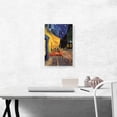 thumbnail image 2 of ARTCANVAS Cafe Terrace at Night 1888 Canvas Art Print by Vincent Van Gogh - Size: 18" x 12" (1.50" Deep), 2 of 9