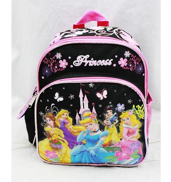 Mini Backpack Disney Princess Black New School Bag a01463