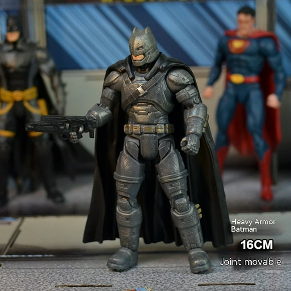 Dc 16 Cm Batman V Superman Justice League Arkham Knight City Batman Action Figure Toy Model Hand Joint Movable Table Decoration