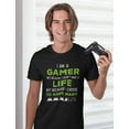 thumbnail image 3 of I Am a Gamer Shirt Funny Gamer Gift Cool Gaming T-Shirt Large Heather Dark Gray, 3 of 5