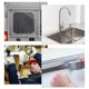thumbnail image 5 of Cinta de Ducto Uxcell, 0.79" x 164.1 Ft(54.7 Yd) 3.9 Mil Cinta de Aluminio Resistente al Agua para Aislamiento Resistente al Calor para Sellado de Conductos HVAC, 1 Rollo, 5 of 7