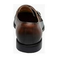 thumbnail image 6 of Stacy Adams Raythorne Cap Toe Double Monk Strap Shoes Navy Brown 25671-414, 6 of 7