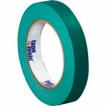 Tape Logic 3/4" x 60 Yards Masking Tape Dark Green 12 Rolls (T93400312PKE)