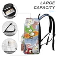 thumbnail image 4 of Rob el Robot-theme Backpack, Campus style schoolbag Bookbag with Adjustable Shoulder Straps And Large Zip Compartment, Unisex Travel Bags.42x30x15cm, 4 of 6
