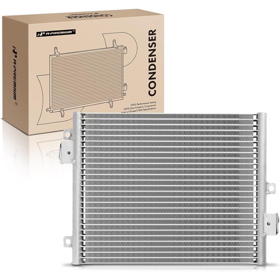 A-Premium Air Conditioning A/C Condenser Compatible with Porsche 911 2005-2016, Boxster 2005-2012, Cayman 2006-2012