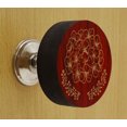 thumbnail image 2 of IBA Indianbeautifulart Poignées Gravées Rouges pour Porte de Placard en Bois Lot de 10, 2 of 3