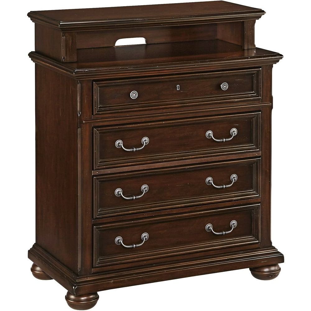 Colonial Classic Queen/Full Headboard, Night Stand and Media Chest