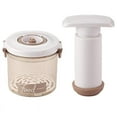 Vacuum Containers for Food Storage with Hand Pump Vacuum Sealer 1.05L