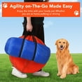 thumbnail image 4 of Dog Agile Training Equipment, 87-Piece Dog Obstacle Course Training Starter Kit with Tunnel,Adjustable Dog Hoop,Weave Poles, Jump Ring, Pause Box, Toy Balls and Storage Bag, 4 of 7