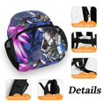 thumbnail image 3 of Mobile Suit Gundam Backpacks 13 Inch Lightweight Casual Bookbags Travel Daypack Bookbags for Camping Hiking, 3 of 8