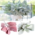 thumbnail image 1 of Cheers.US 1Pc Artificial Flower Rabbit Ear Leaf Fake Flower Wedding Home DIY Decor, 1 of 7