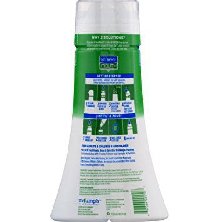 Smart Mouth Original Activated Mouthwash Clean Mint, 16.0 FL OZ 3Pack