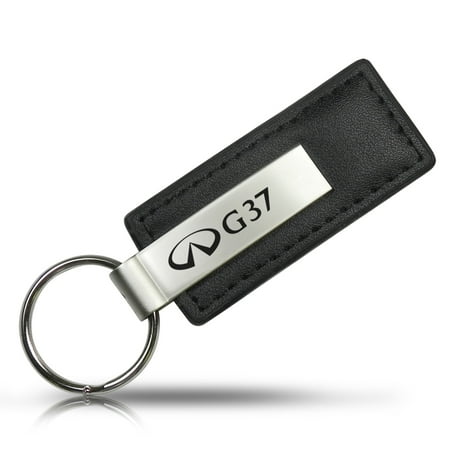 Infiniti G37 Black Leather Key Chain
