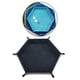 thumbnail image 5 of Bandeja de Dados Conjunto Bandejas de Dados Plegables Hexagonas Dados Rolling Bandeja PU Soporte de Dados de material cuero para Juegos de Dados RPG, DND Y Jue Negro Yotijar bandeja de dados de juego de rol, 5 of 10