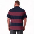 thumbnail image 6 of BRANROY Men's Big and Tall Polo - Check Pattern UPF 50+ Short Sleeve Mens Polo Shirts, Breathable Golf Shirts for Men, Casual Work Shirts - Great for Summer & Outdoor,Red,4XL, 6 of 8