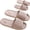 Pink, variant on 2 Pairs Women‘s Foldable Travel Slippers Waterproof Lightweight EVA Shower Shoes for Bathroom Pool Hotel Use