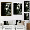 thumbnail image 4 of Designart "Monochrome Water Portrait" Fashion Woman Wall Decor, 4 of 7