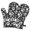 Black Paw, variant on Cute Oven Mitts,Black Paw Oven Mitt 2-Pack Set,Kitchen Gloves for Oven,Heat Resistant Oven Mitts 7.7"x12"