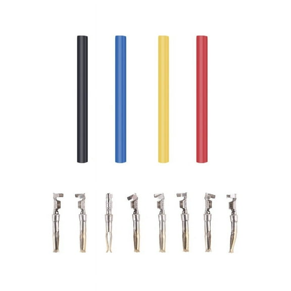 Techinal Phosphor bronze Cartridge Connector Clips Tubes 8 Gold Plated Pins For Cartridges Turntable IT