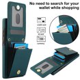 thumbnail image 3 of Crossbody Wallet Case for Samsung Galaxy Note 20, Purse Magnetic Clasp RFID Blocking Card Holder, PU Leather Flip Kickstand Shockproof Protective Cover for Galaxy Note 20, Green, 3 of 8