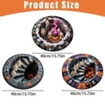 thumbnail image 2 of 3D Haunted Staircase Round Rug, Round Halloween Optical Illusion Area Rug, 3D Halloween Rug for Living Room Bedroom Entryway Party Home Halloween Decor, Style B, Medium Size, 2 of 9