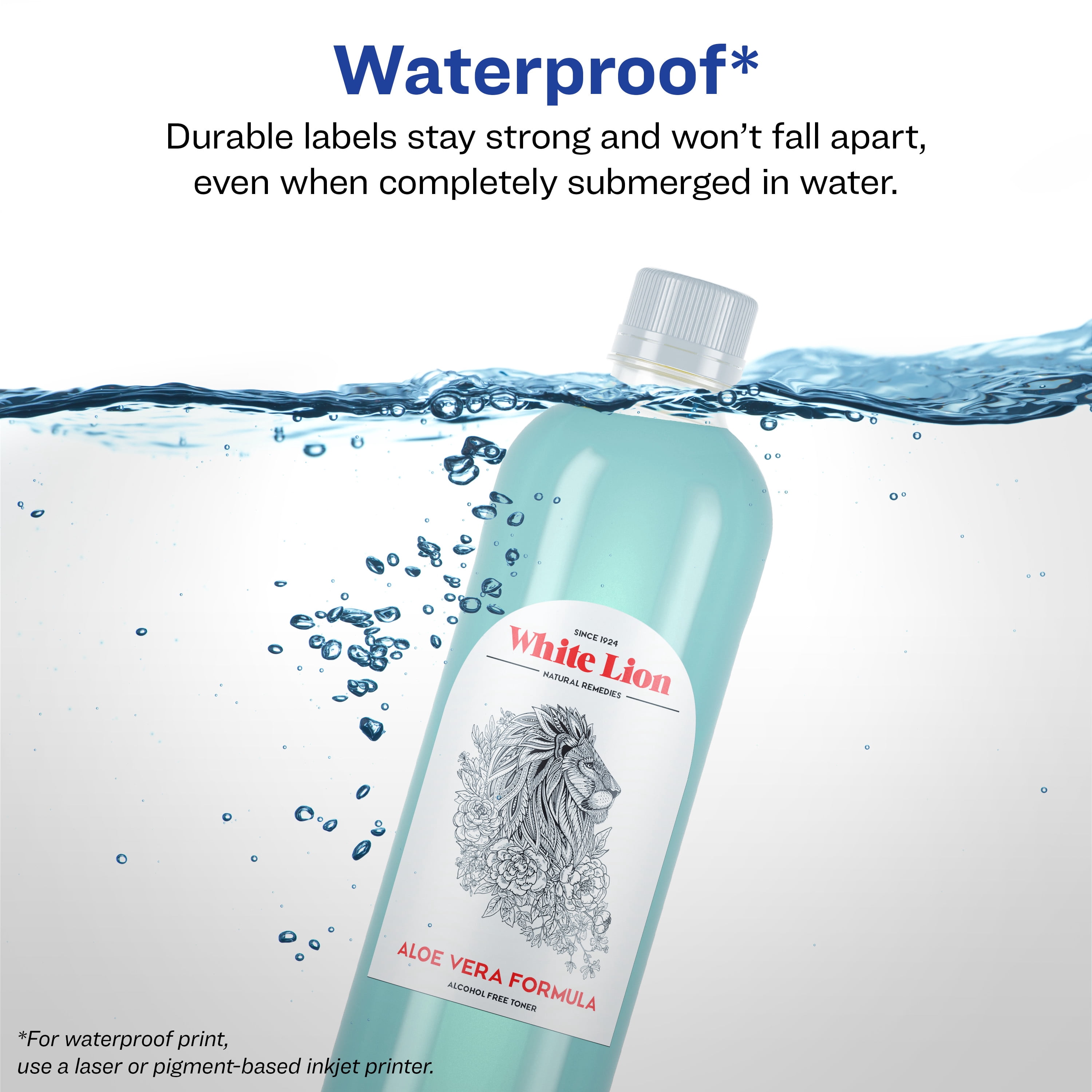 Avery Durable Waterproof Arched Labels, 3" x 2.25", 225 Total