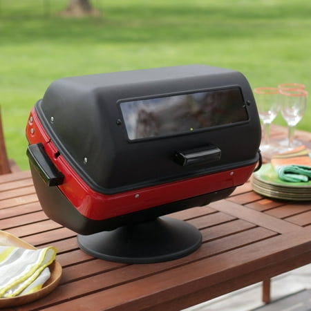 Americana 1500-Watt Deluxe Electric Table Top Grill with Rotisserie