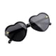 thumbnail image 1 of 3 gafas de sol para niños Strade Fareast Limited con forma de corazón Color negro 3 piezas, 1 of 8