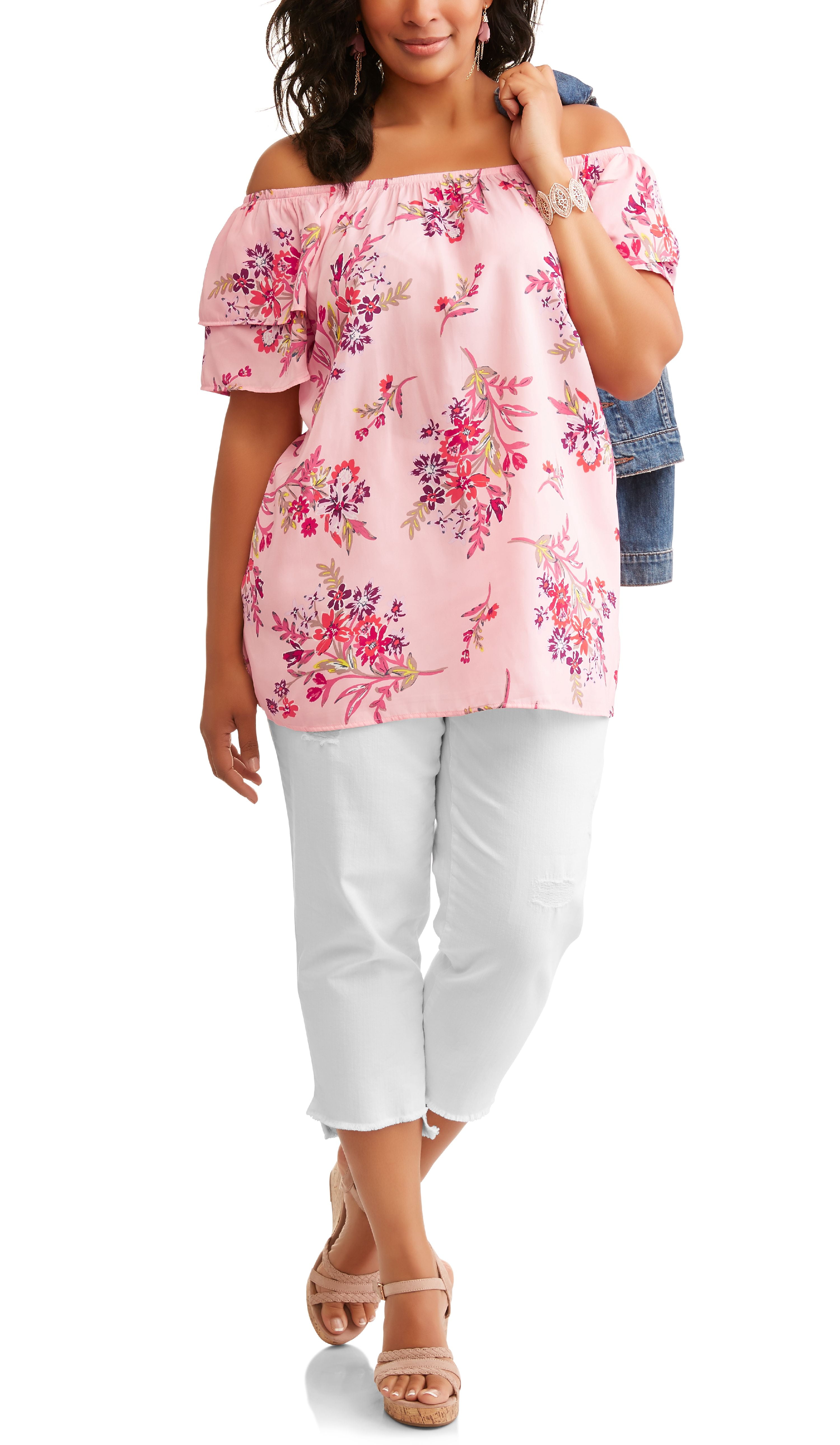 terra & sky peasant top