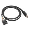 thumbnail image 1 of 1Pcs USB 9Pin to USB Type C Cable for Computer Motherboard to USBC Secondary Screen PC LCD Screen 9, 1 of 5