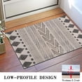 thumbnail image 3 of Boho Black and White Tribal Ethnic Pattern Door Rugs,Washable Non Slip Door Mats Indoor,Decorative Door Mats,Entry Mat Indoor for Entrance,Bedroom,Kitchen,Bathroom,16"x24", 3 of 6